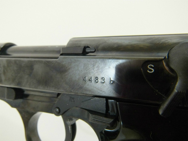 P38气动bb金属玩具枪 台湾进口气动玩具枪(图3)