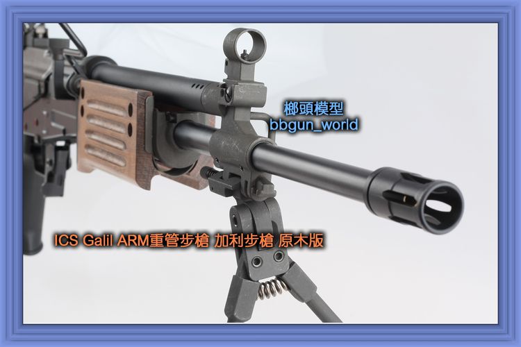 ICS加利尔ARM重管步枪白盒m1911金属玩具枪(图8)