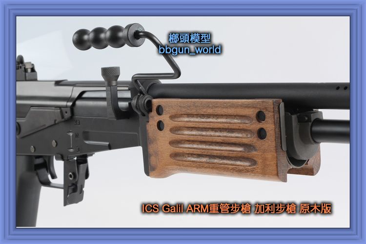 ICS加利尔ARM重管步枪白盒m1911金属玩具枪(图6)